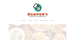 Desktop Screenshot of harpersrestaurants.com